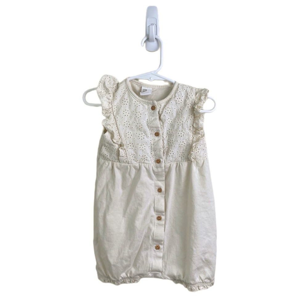 H&M Eyelet Romper 12-18 Months